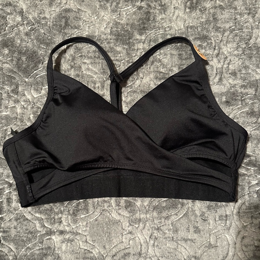 Victoria’s Secret Pink Sport Gym to Swim Sports Bra Bikini Top Sz M NWT